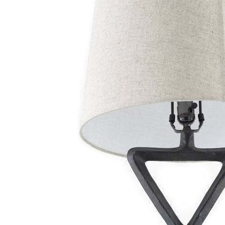 Modern European furniture - Crisscross Aluminum Accent Table Lamp - www.oroa.com
