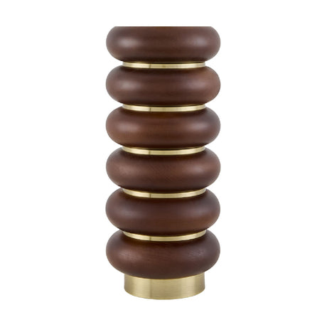 Modern European furniture - Brown Wooden Seagrass Table Lamp - www.oroa.com