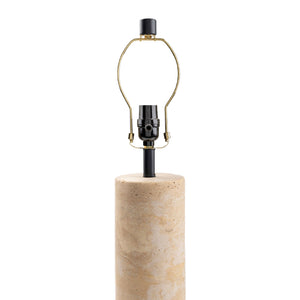   Beige Travertine Table Lamp | Oroa.com