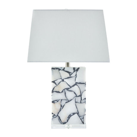Modern European furniture - Marbled Stone Table Lamp - www.oroa.com