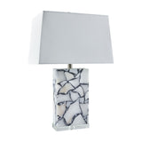 Modern European furniture - Marbled Stone Table Lamp - www.oroa.com