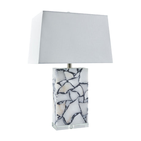 Modern European furniture - Marbled Stone Table Lamp - www.oroa.com