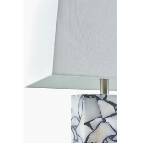 Modern European furniture - Marbled Stone Table Lamp - www.oroa.com