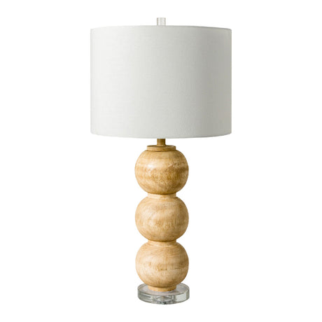 Modern European furniture - Beige Sphere Base Table Lamp - www.oroa.com