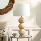 Modern European furniture - Beige Sphere Base Table Lamp - www.oroa.com