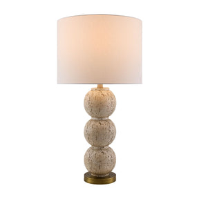 Modern European furniture - Cream Sphere Base Table Lamp - www.oroa.com