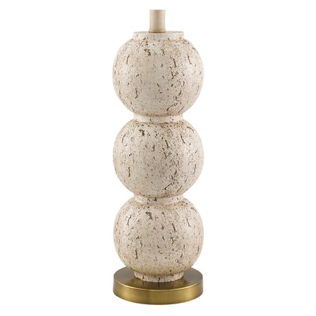 Modern European furniture - Cream Sphere Base Table Lamp - www.oroa.com