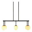 Modern European furniture - White Sphere 6-Light Linear Chandelier - www.oroa.com