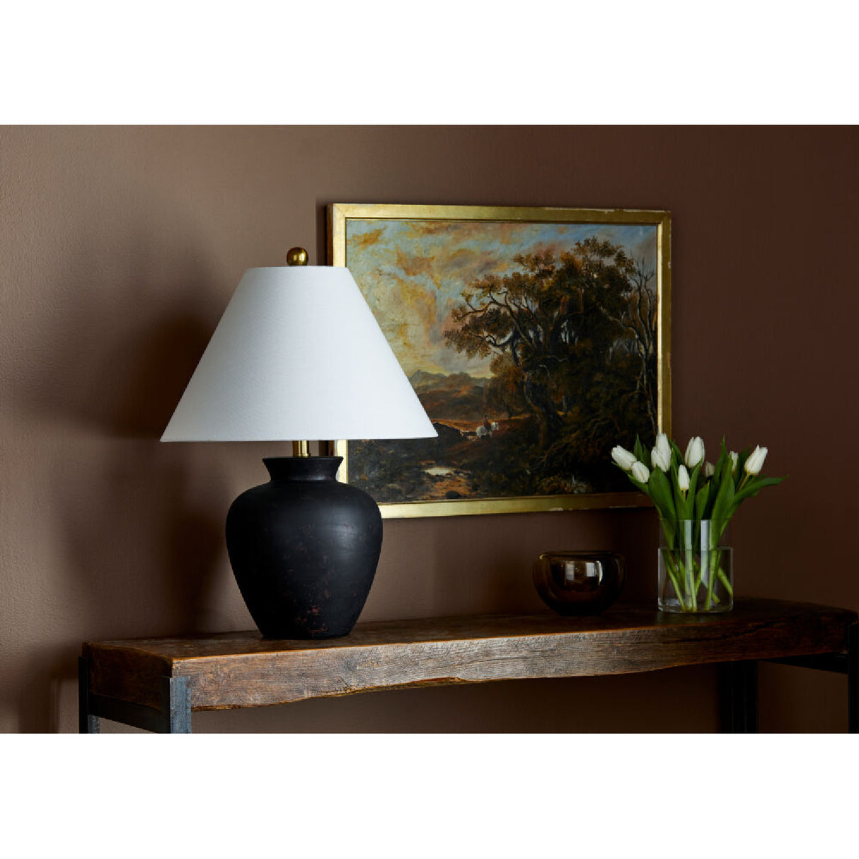   Textured Ceramic Accent Table Lamp | Oroa.com