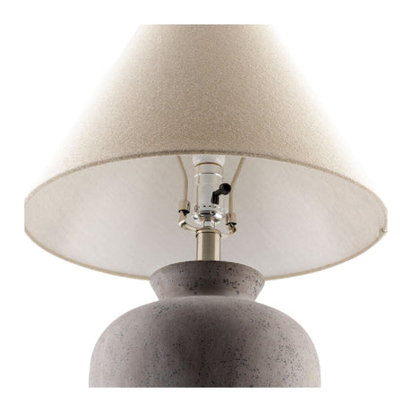 Modern European furniture - Textured Ceramic Accent Table Lamp - www.oroa.com