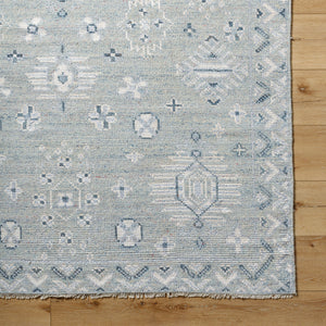   Modern European furniture - Blue Wool Blend Table Runner - www.oroa.com | Oroa.com