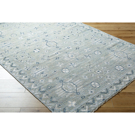 Modern European furniture - Blue Wool Blend Table Runner - www.oroa.com