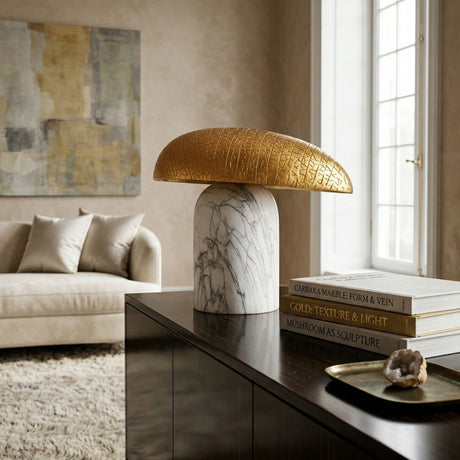   Gold Crackled Shade Table Lamp | Oroa.com
