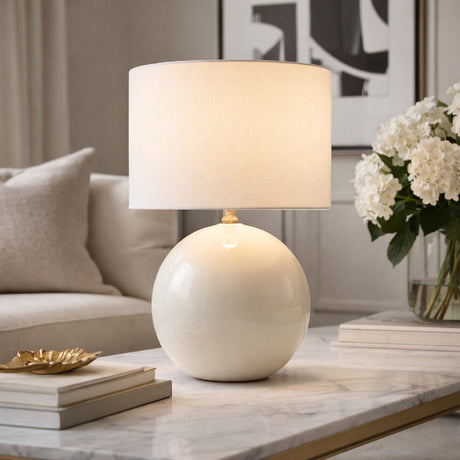   Jute Accent Table Lamp | Oroa.com