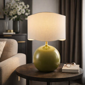   Wavy Jute Table Lamp | Oroa.com