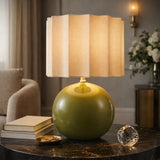 Modern European furniture - High-Gloss Ceramic Table Lamp- www.oroa.com