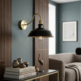Modern European furniture - Plated Metal Wall Lamp - www.oroa.com