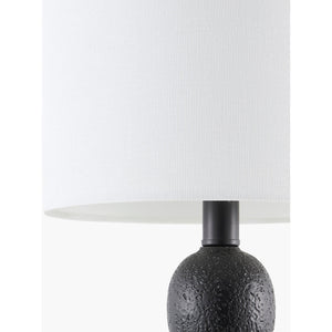  Geometric Stacked Linen Table Lamp | Oroa.com