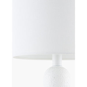   Geometric Stacked Linen Table Lamp | Oroa.com