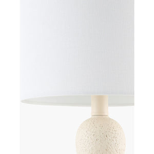   Geometric Stacked Linen Table Lamp | Oroa.com