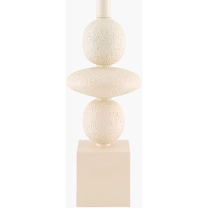  Geometric Stacked Linen Table Lamp | Oroa.com