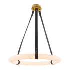 White Circular Pendant Lamp | Kuda Home Annilo -  www.oroa.com