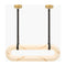 White Elongated Linear Pendant Lamp | Kuda Home Annilo -www.oroa.com