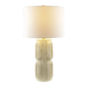 Modern European furniture - Painted Ivory Accent Table Lamp - www.oroa.com