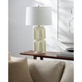 Modern European furniture - Painted Ivory Accent Table Lamp - www.oroa.com