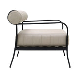 Modern European furniture - Black Aluminum Outdoor Accent Chair - www.oroa.com