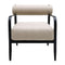 Modern European furniture - Black Aluminum Outdoor Accent Chair - www.oroa.com