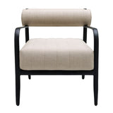 Modern European furniture - Black Aluminum Outdoor Accent Chair - www.oroa.com