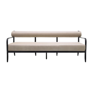   Modern European furniture - Black Aluminum Outdoor Sofa - www.oroa.com | Oroa.com