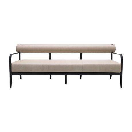   Modern European furniture - Black Aluminum Outdoor Sofa - www.oroa.com | Oroa.com