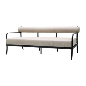   Modern European furniture - Black Aluminum Outdoor Sofa - www.oroa.com | Oroa.com