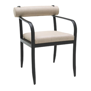   Modern European furniture - Black Aluminum Outdoor Dining Chair - www.oroa.com | Oroa.com