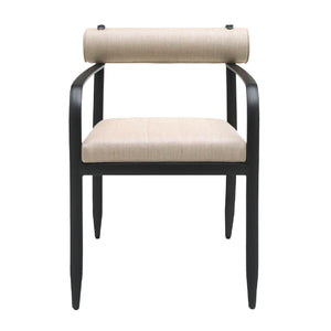   Modern European furniture - Black Aluminum Outdoor Dining Chair - www.oroa.com | Oroa.com