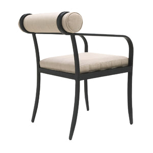   Modern European furniture - Black Aluminum Outdoor Dining Chair - www.oroa.com | Oroa.com