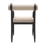 Modern European furniture - Black Aluminum Outdoor Dining Chair - www.oroa.com