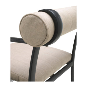   Modern European furniture - Black Aluminum Outdoor Dining Chair - www.oroa.com | Oroa.com