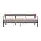 Modern European furniture - Black Aluminum Outdoor Sofa - www.oroa.com