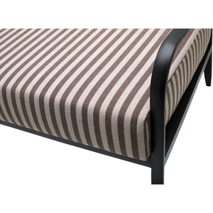   Modern European furniture - Black Aluminum Outdoor Sofa - www.oroa.com | Oroa.com