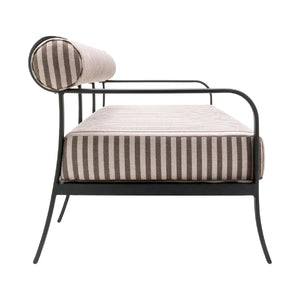   Modern European furniture - Black Aluminum Outdoor Sofa - www.oroa.com | Oroa.com