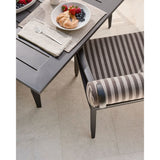 Modern European furniture - Black Aluminum Outdoor Dining Chair - www.oroa.com