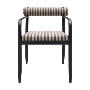   Modern European furniture - Black Aluminum Outdoor Dining Chair - www.oroa.com | Oroa.com