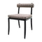 Modern European furniture - Black Aluminum Outdoor Dining Chairs (2) - www.oroa.com