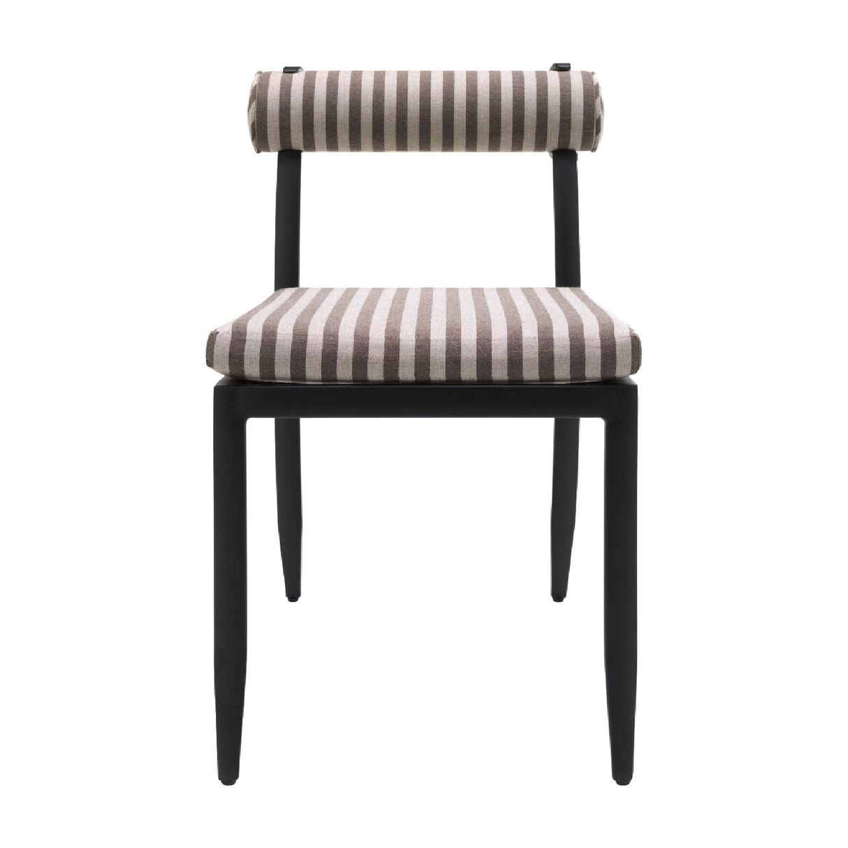   Modern European furniture - Black Aluminum Outdoor Dining Chairs (2) - www.oroa.com | Oroa.com