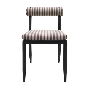  Modern European furniture - Black Aluminum Outdoor Dining Chairs (2) - www.oroa.com | Oroa.com