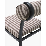 Modern European furniture - Black Aluminum Outdoor Dining Chairs (2) - www.oroa.com