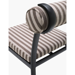   Modern European furniture - Black Aluminum Outdoor Dining Chairs (2) - www.oroa.com | Oroa.com